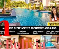 EDIFICIO MACORORO 14 moderno departamento en piso alto totalmente amoblado - 3