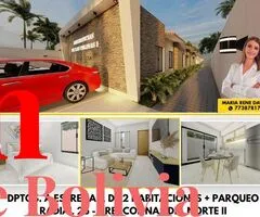 DEPARTAMENTO A ESTRENAR EN VENTA + PARQUEO EN URBANIZACION COLINAS DEL NORTE II