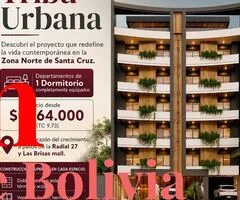 DEPARTAMENTOS EN VENTA DE 1 DORMITORIO