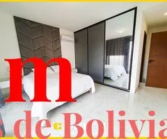 Departamento amoblado de 2 suites con parqueo y baulera en Equipetrol - 7